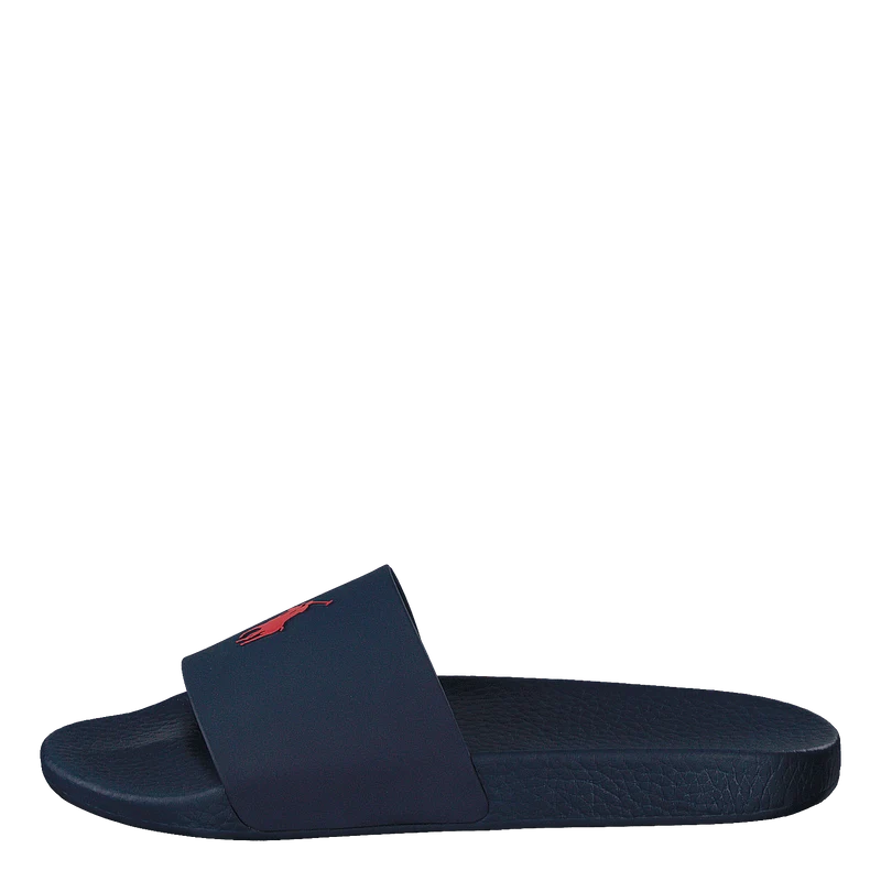Signature Pony Slide Navy/Red Pp