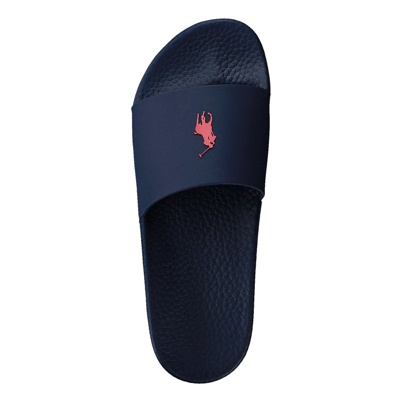 Signature Pony Slide Navy/Red Pp