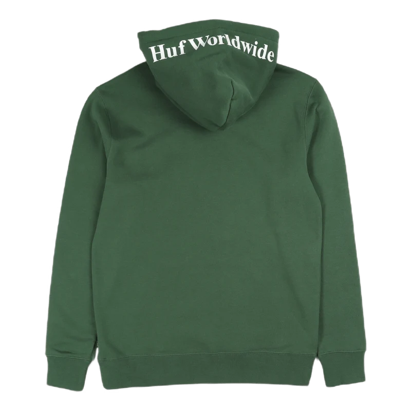 Essentials Box Logo P/o Hoodie Dark Green