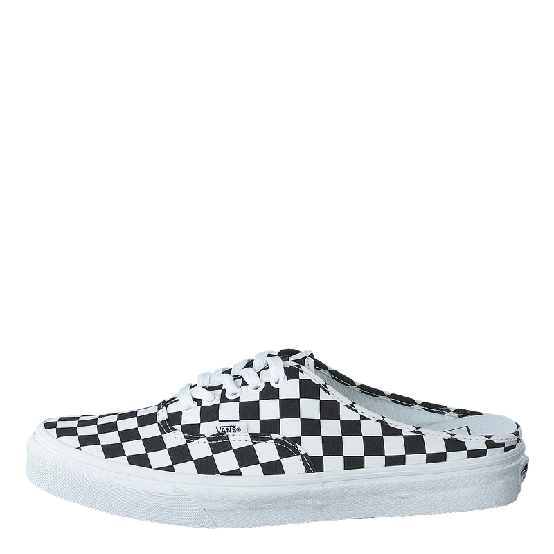 Ua Authentic Mule (checkerboard) Blk/truwht