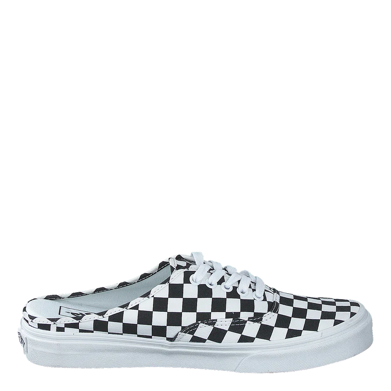 Ua Authentic Mule (checkerboard) Blk/truwht