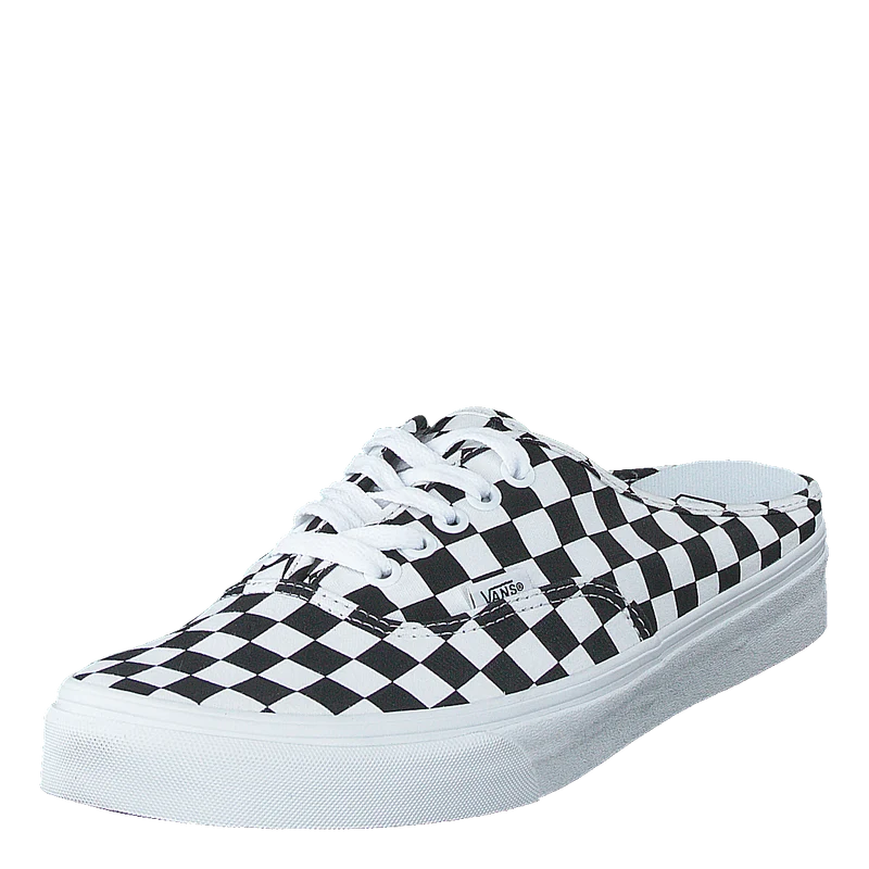 Ua Authentic Mule (checkerboard) Blk/truwht