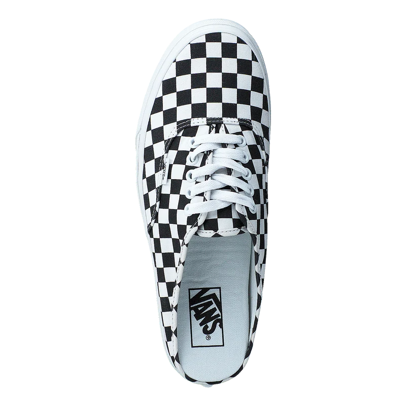 Ua Authentic Mule (checkerboard) Blk/truwht