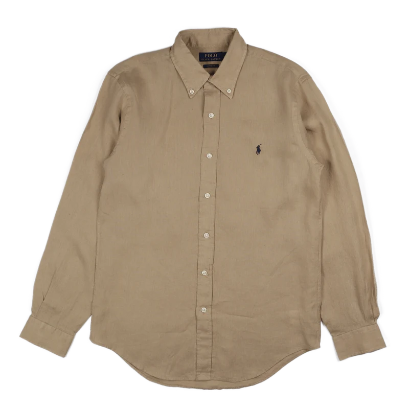 Custom Slim Fit Linen Shirt
