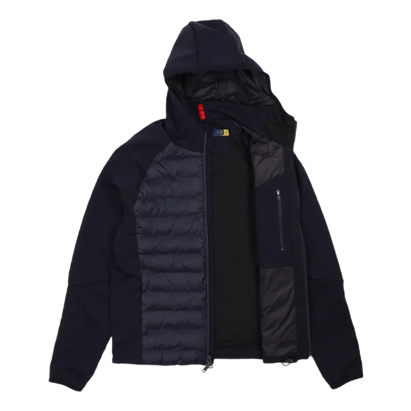 Water-Repellent Hybrid Jacket Collection Navy