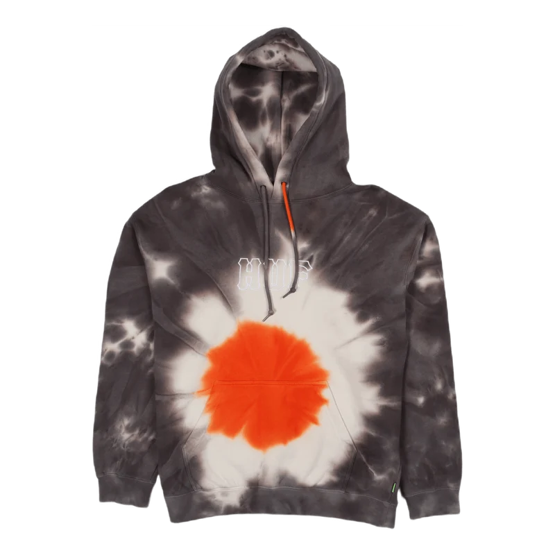 High Dye P/o Tiedye Hoodie Orange