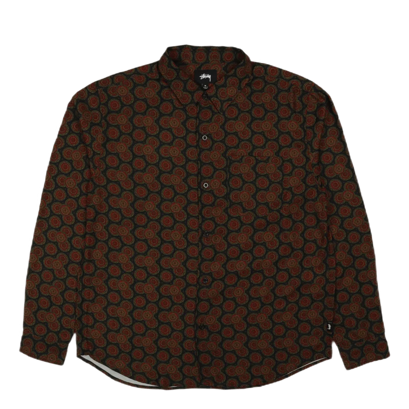 Circle Paisley Shirt Green