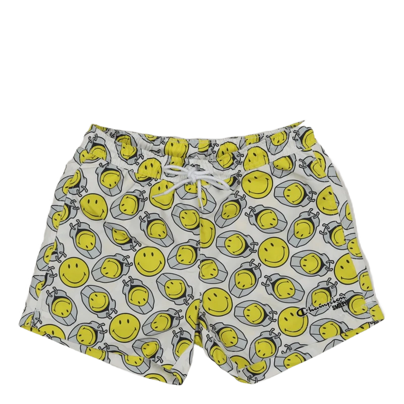 Champion X Smiley - Beachshort White Al (wht)