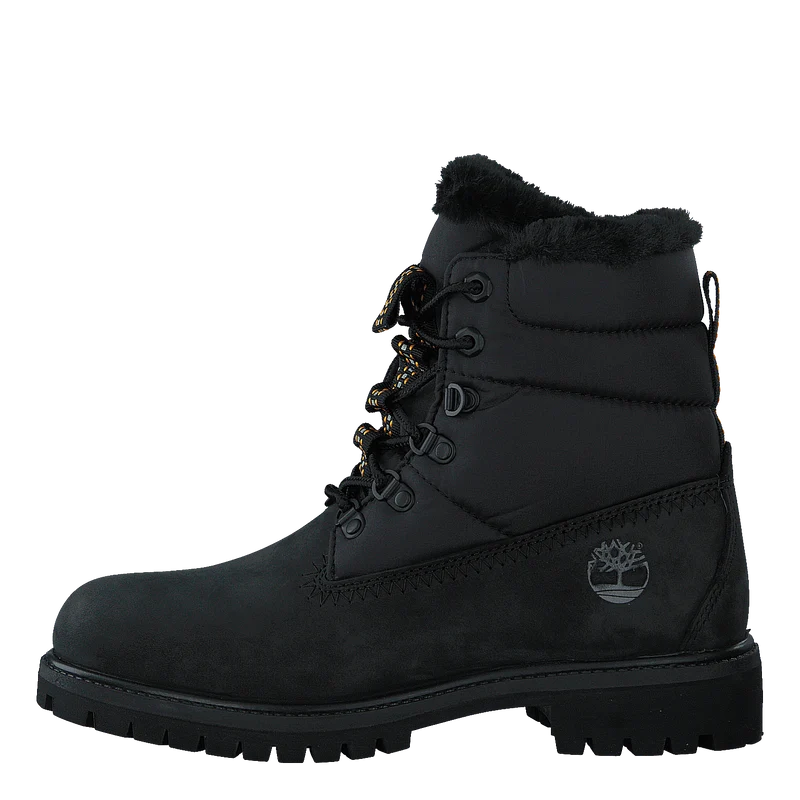 6" Heritage Puffer Bt Blk Black