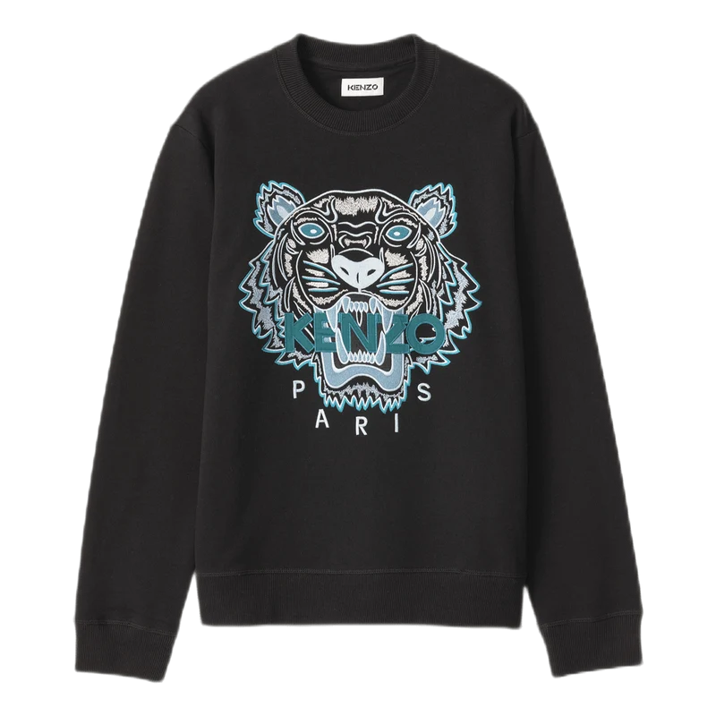 Classic Tiger Crewneck Sweat Black