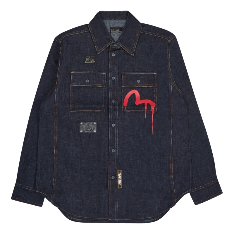 Evisu X Sfera Ebbasta Daicock Dark Shade Indigo