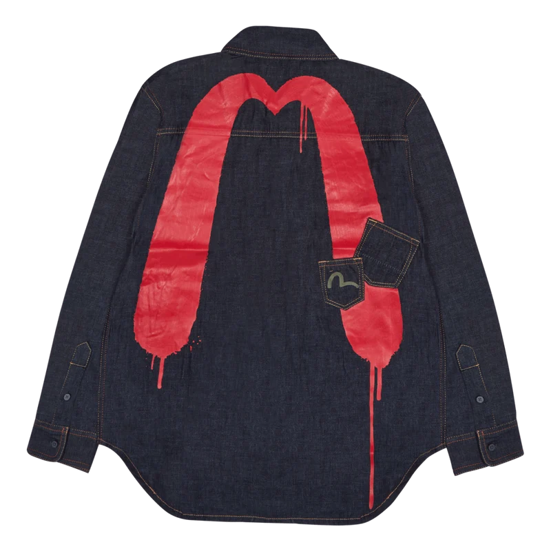 Evisu X Sfera Ebbasta Daicock Dark Shade Indigo
