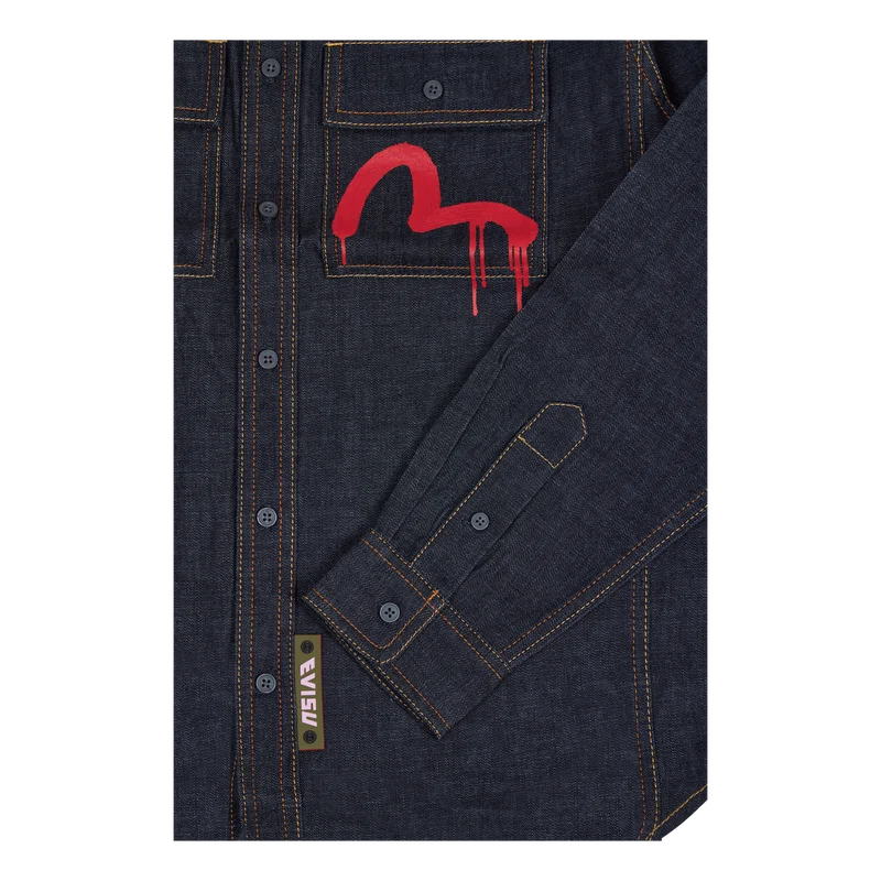 Evisu X Sfera Ebbasta Daicock Dark Shade Indigo