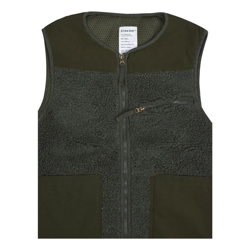 Fleece Layer Vest Olive