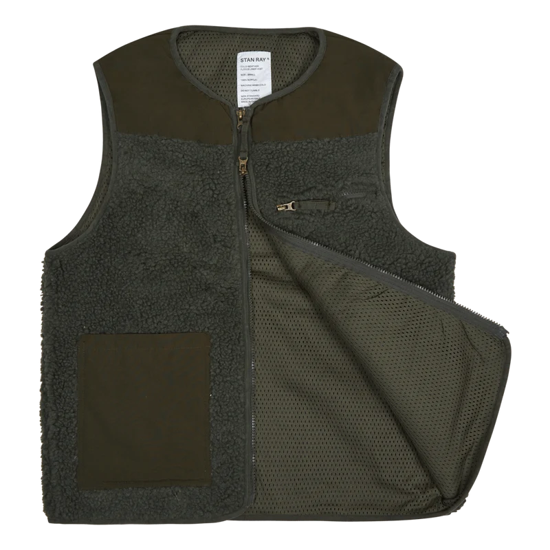 Fleece Layer Vest Olive