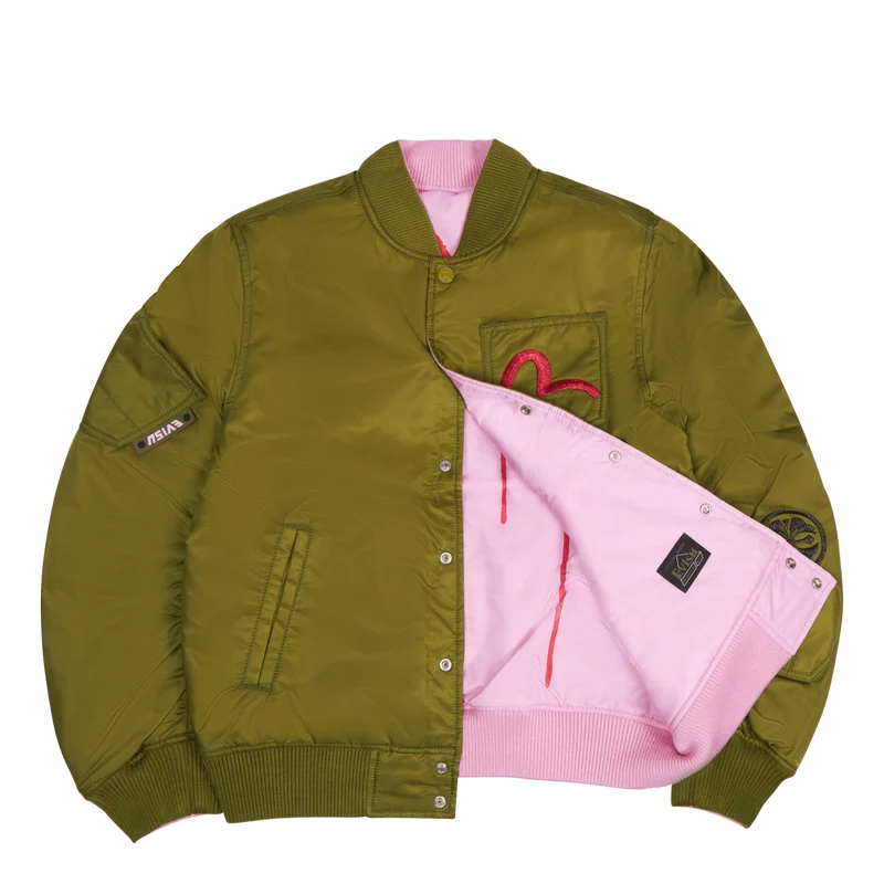 Evisu X Sfera Ebbasta Reversib Avacado Pink