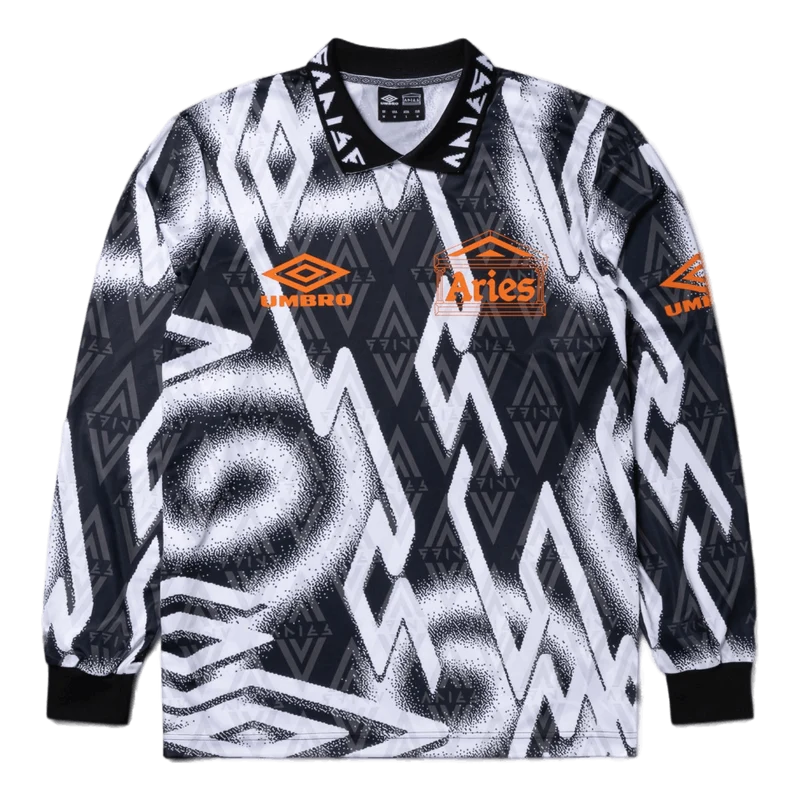 Umbro Aries Long Sleeve Footba Ckw Black/white