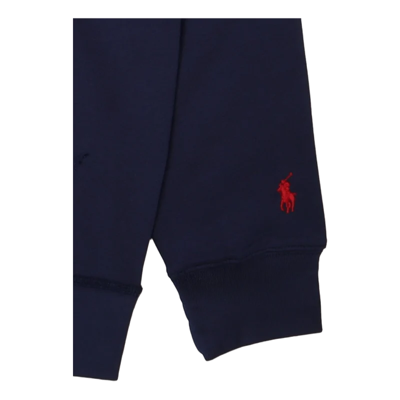American Flag Fleece Hoodie Newport Navy