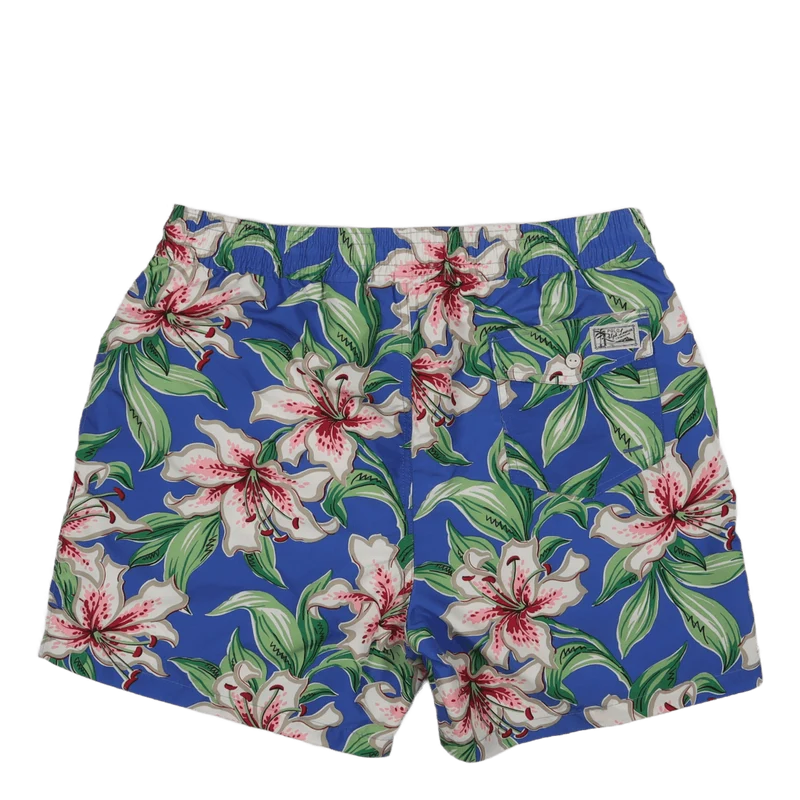 5.75-Inch Traveler Classic Swim Trunk Seaside Lilies