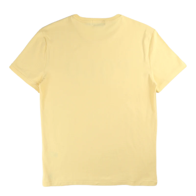 Custom Slim Fit Logo Jersey T-Shirt Empire Yellow