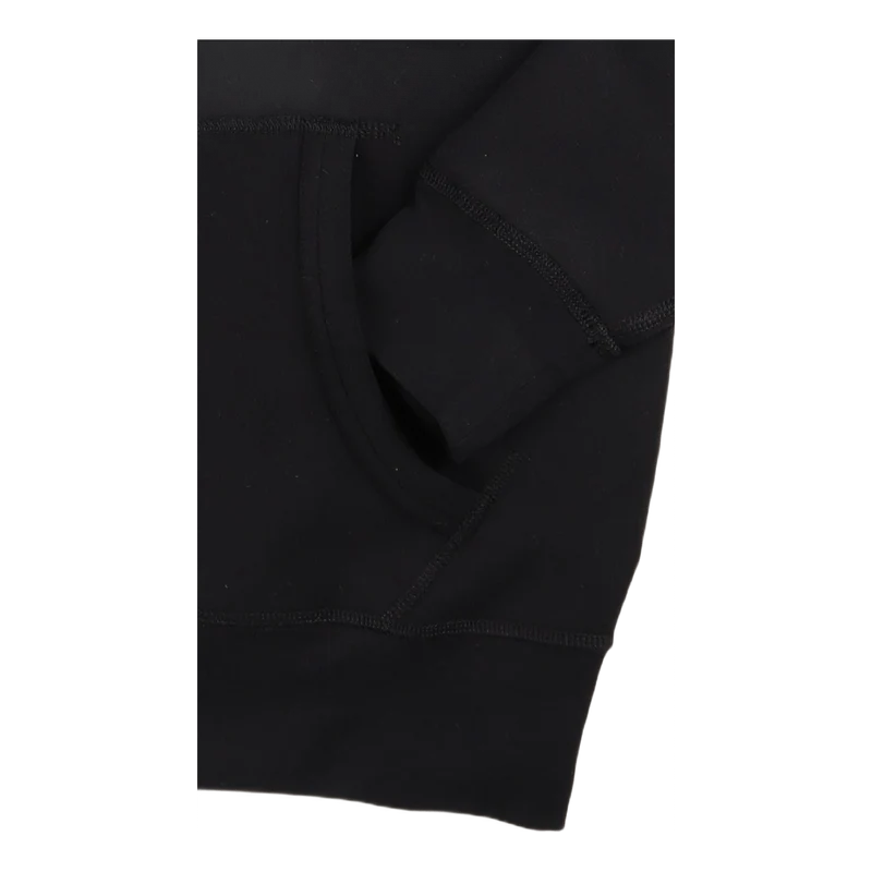 The RL Fleece Hoodie Polo Black