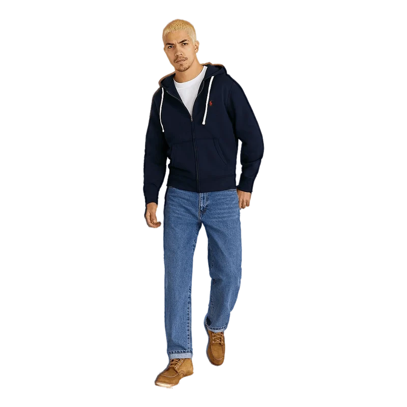 The RL Fleece Hoodie Cruise Navy