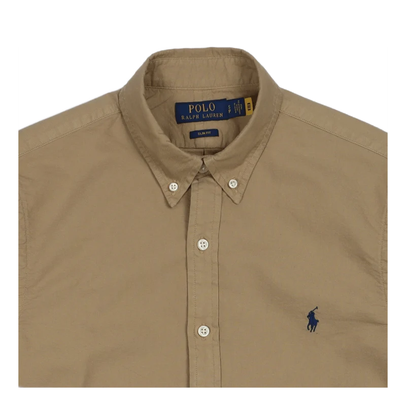 Slim Fit Oxford Shirt Surrey Tan