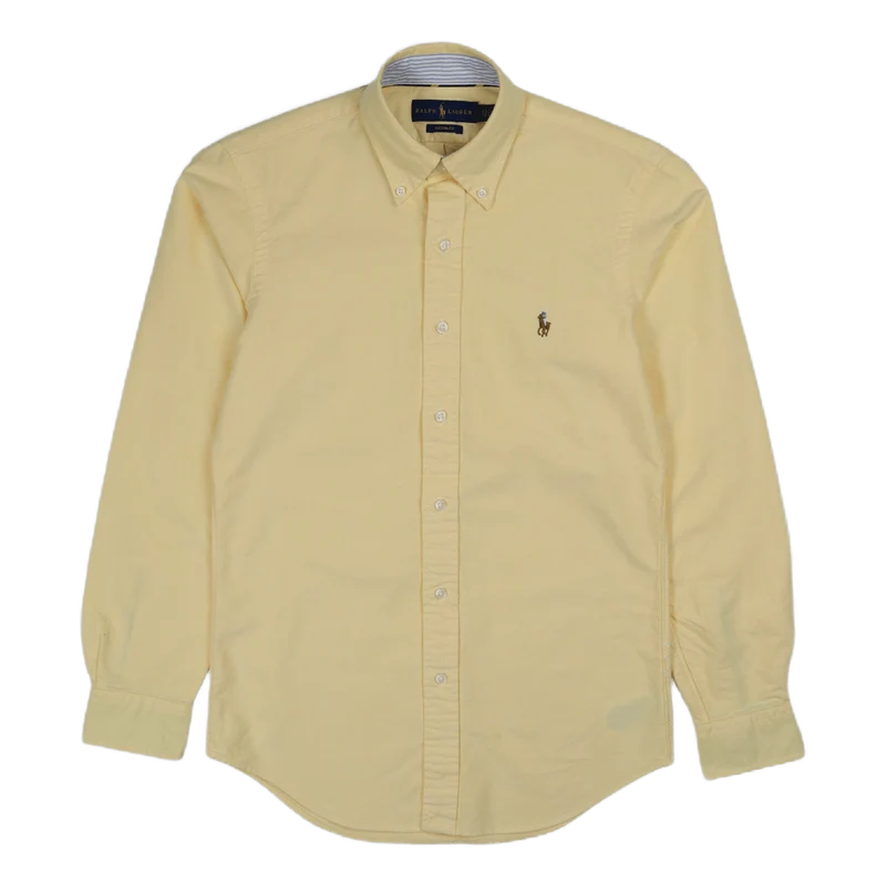 Custom Fit Oxford Shirt Yellow Oxford