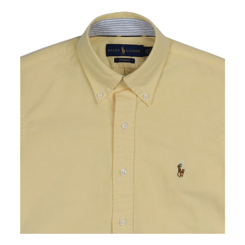 Custom Fit Oxford Shirt Yellow Oxford