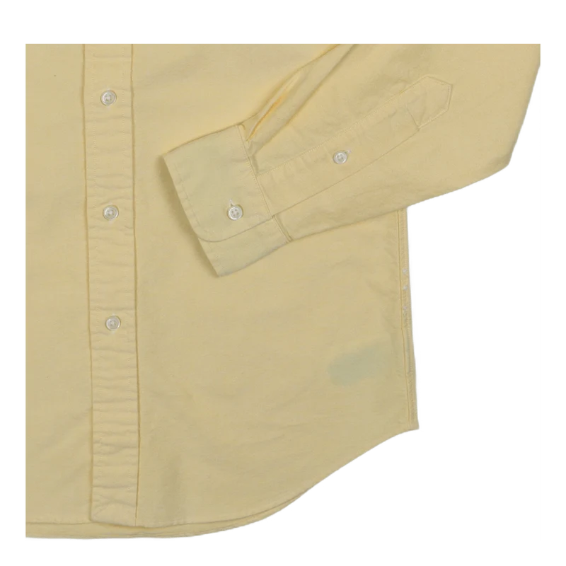 Custom Fit Oxford Shirt Yellow Oxford