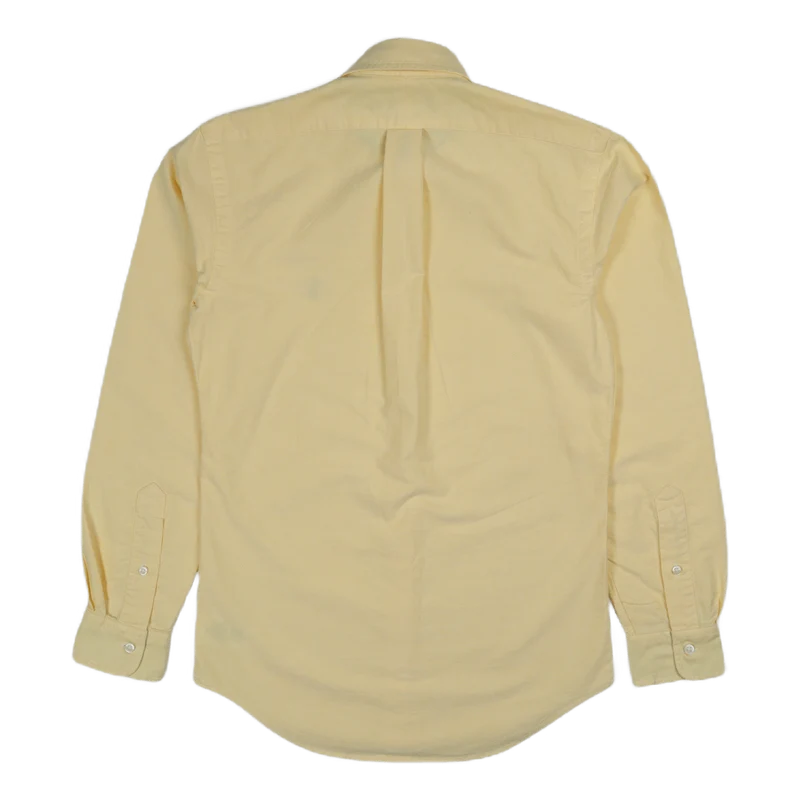 Custom Fit Oxford Shirt Yellow Oxford