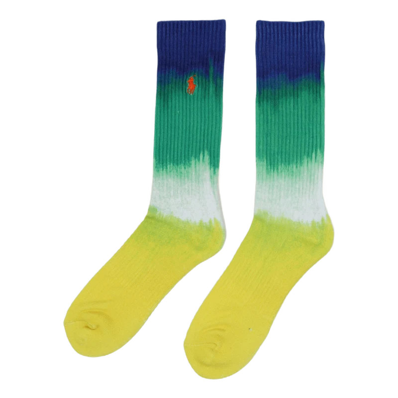 Single Tie Dye Crew Sock