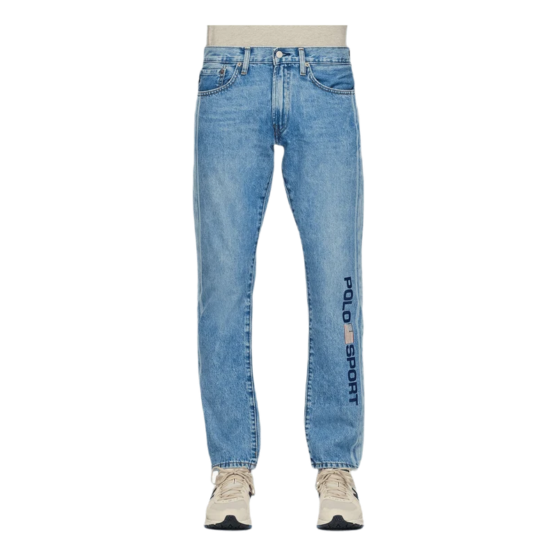 Varick Slim Straight Jeans Blue