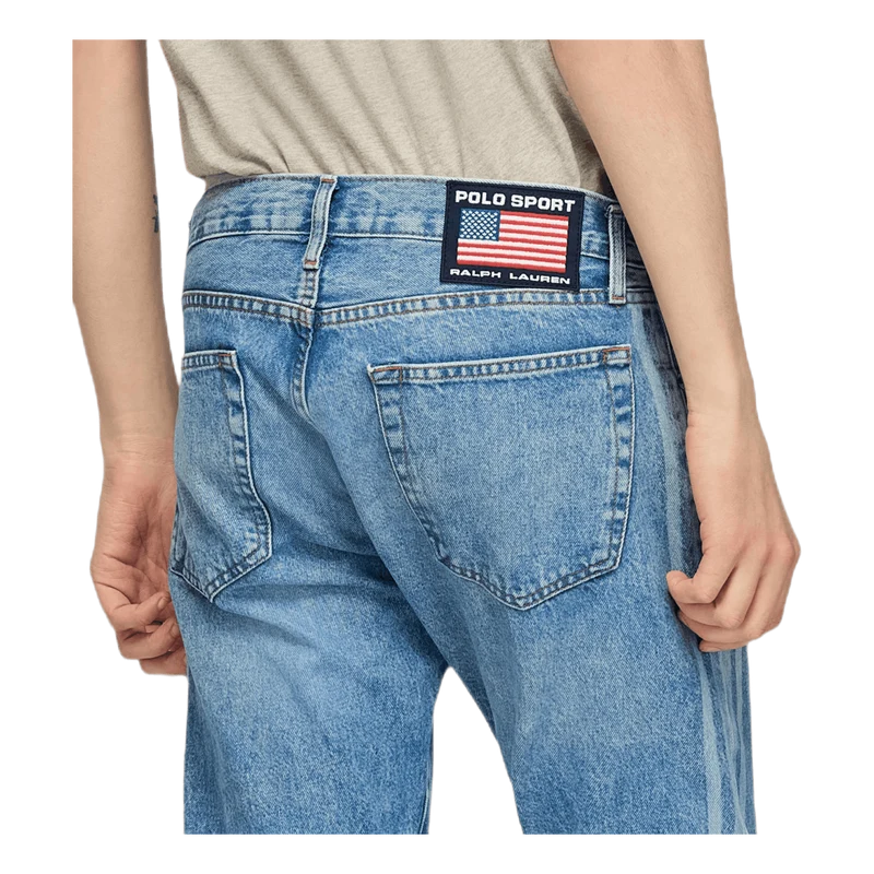 Varick Slim Straight Jeans Blue