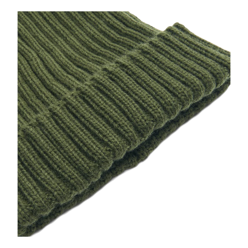 Ribbed Beanie Green