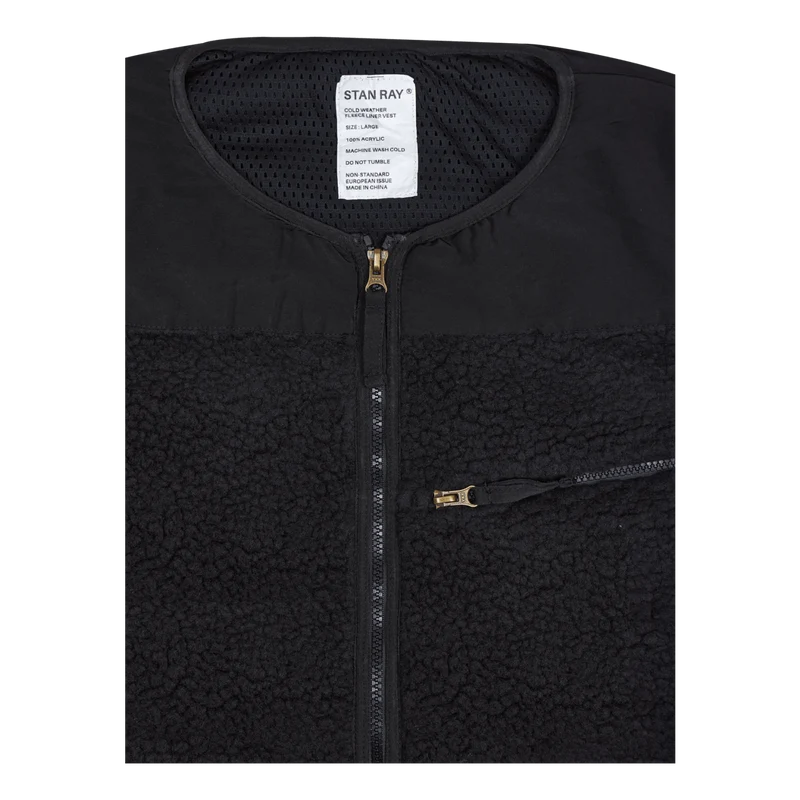 Fleece Layer Vest Black
