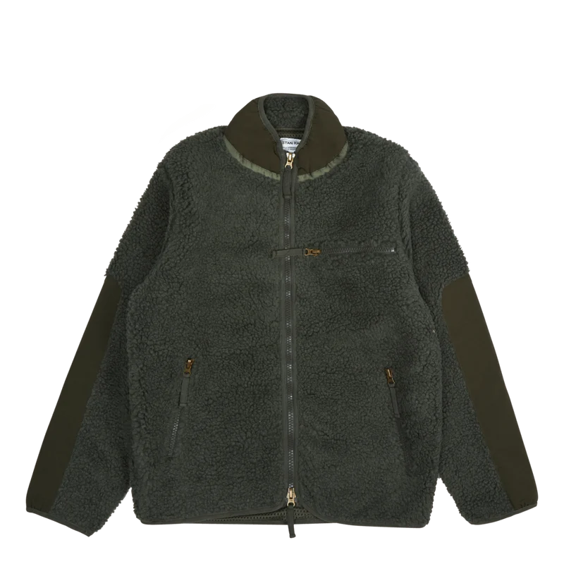 High Pile Fleece Olive