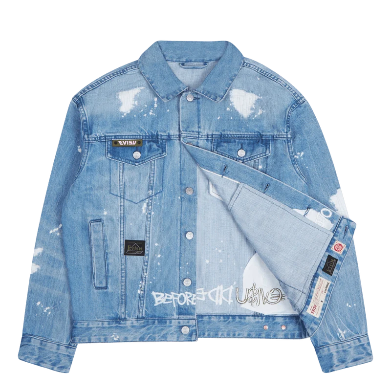 Evisu X Sfera Ebbasta Graffiti Mid Shade Indigo