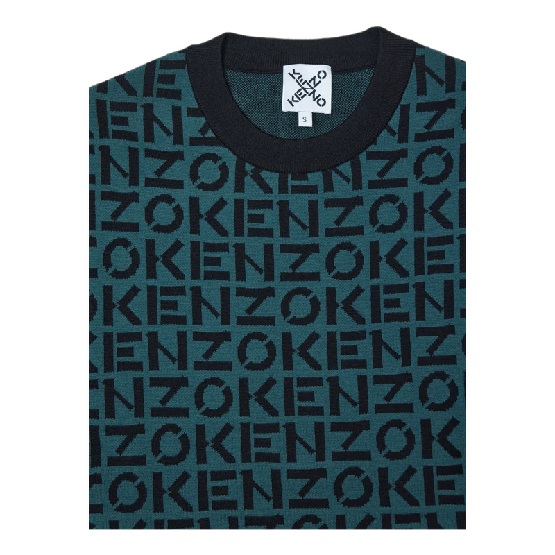 Monogram Oversize T-shirt Fern