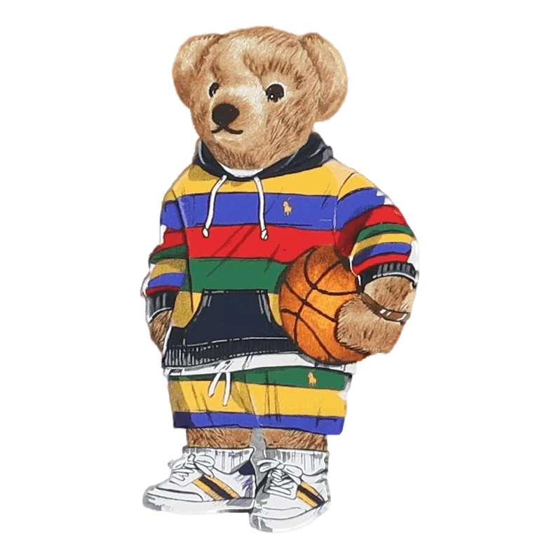 Polo Bear Fleece Sweatshirt Pf 22 Andover Htr Active Bear