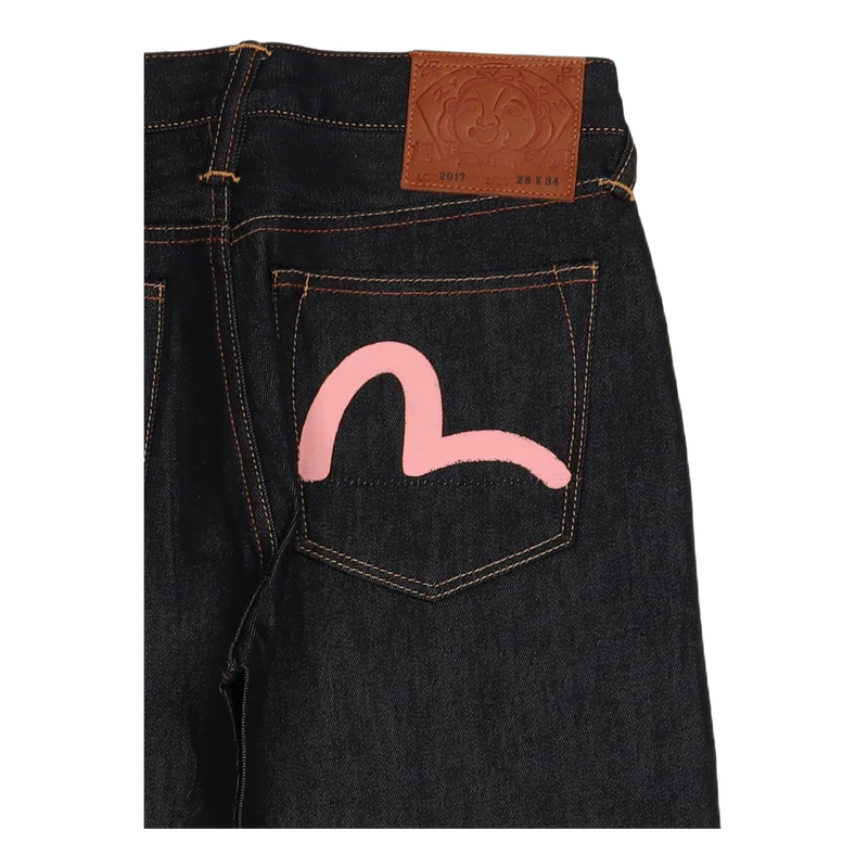 Evisu 2017 Pink Seagull Print Indigo
