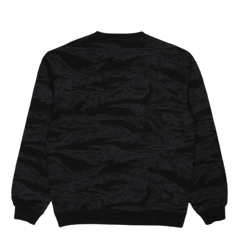 Camo Miltype Crew Sweat Ocs 45 Subdued Night Tigerstripe