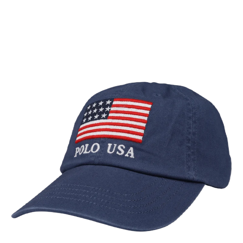 Flag Chino Ball Cap Light Navy