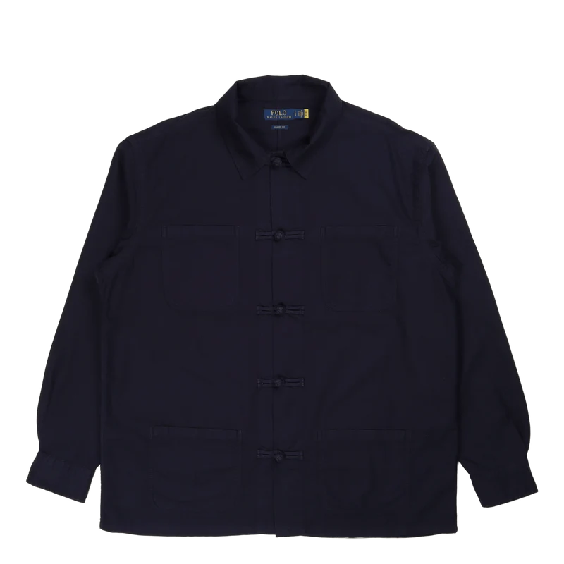 Classic Fit Garment-Dyed Oxford Shirt Rl Navy