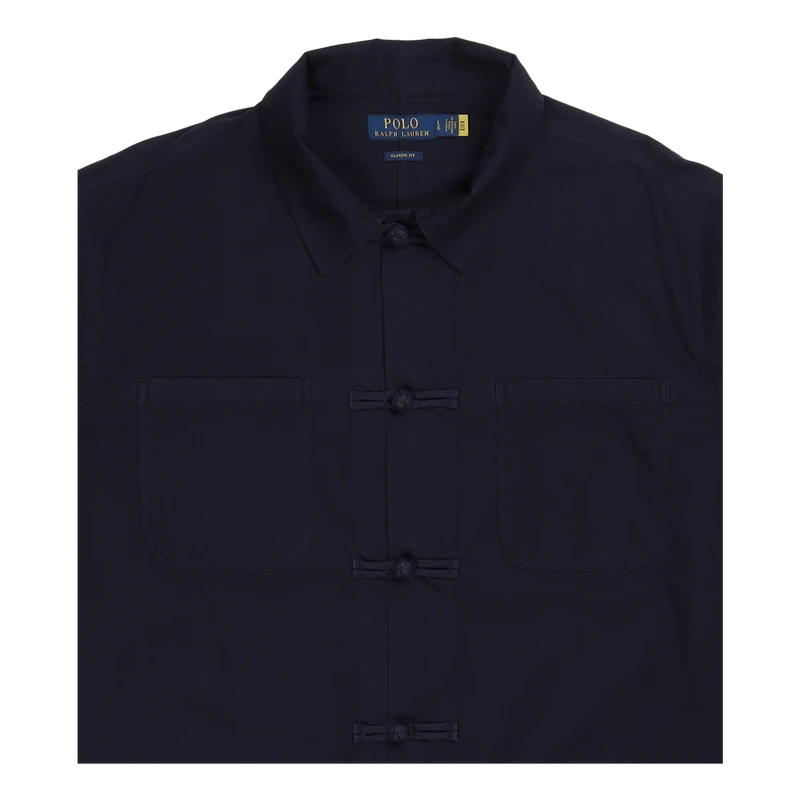 Classic Fit Garment-Dyed Oxford Shirt Rl Navy