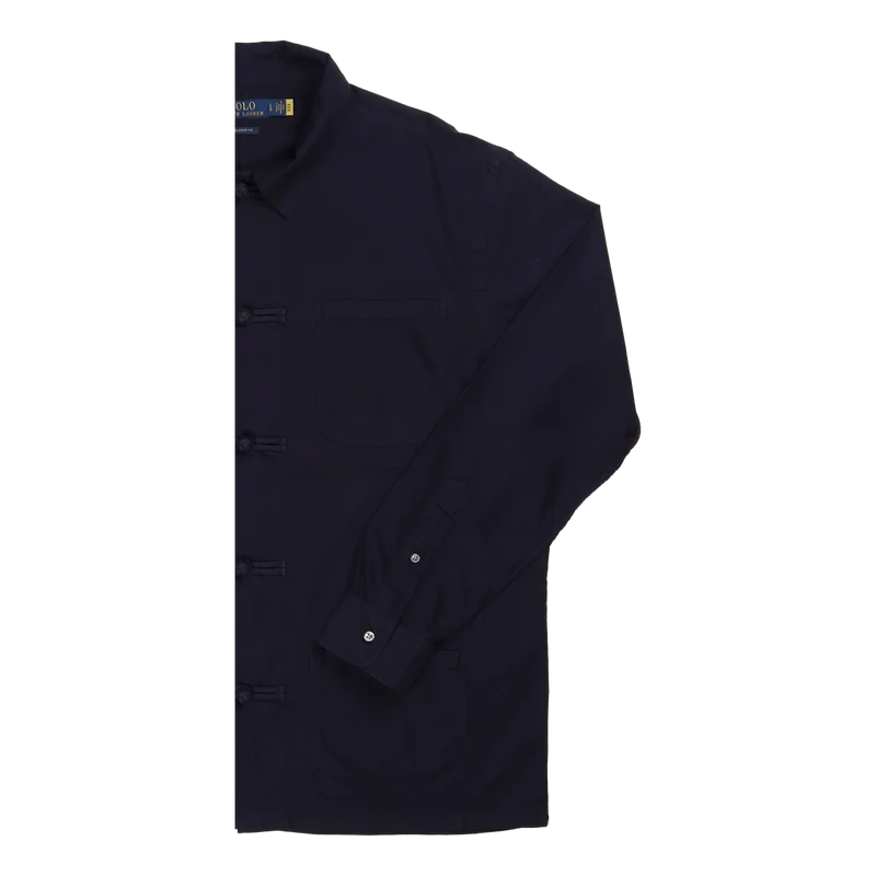 Classic Fit Garment-Dyed Oxford Shirt Rl Navy