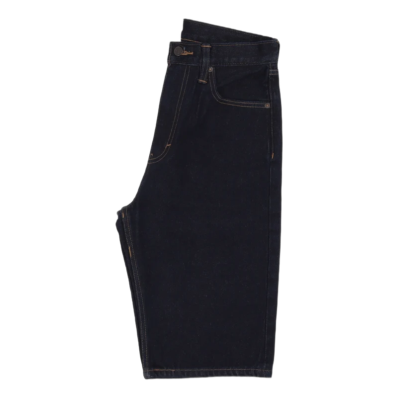 Skate Baggy 5 Pckt Short Doubl Dark Indigo - Flat Finish