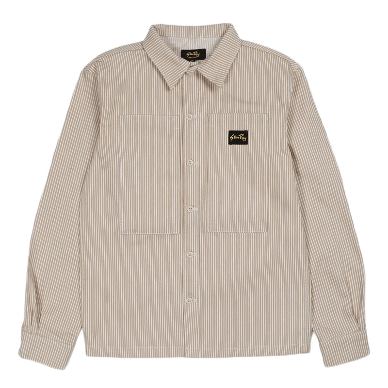 Prison Shirt Khaki Hickory
