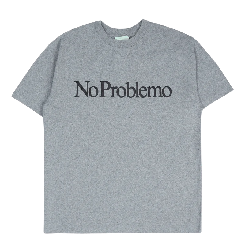 No Problemo Ss Tee Grey Marl