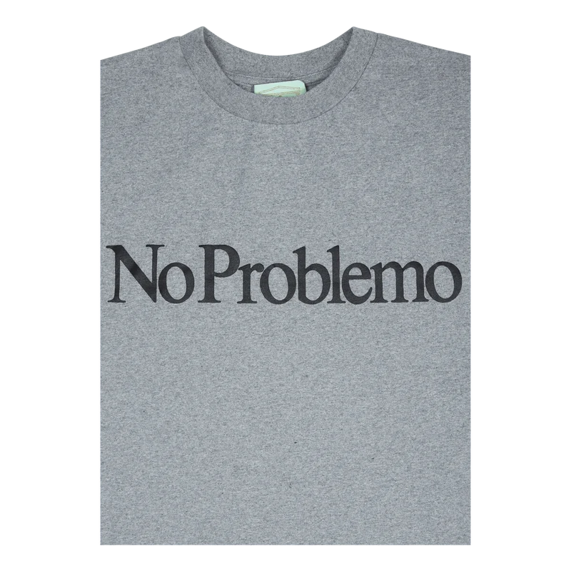 No Problemo Ss Tee Grey Marl
